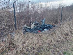 foto černé skládky