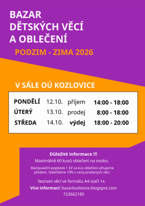 Bazárek dětských věcí